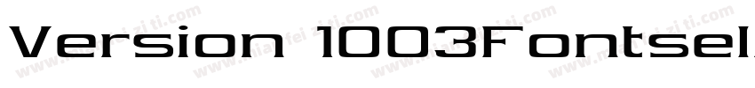Version 1003Fontself Maker 354字体转换